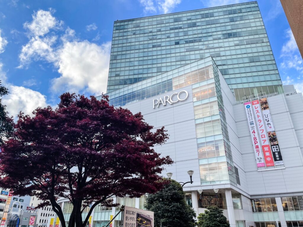 仙台のファッションビルであるPARCO