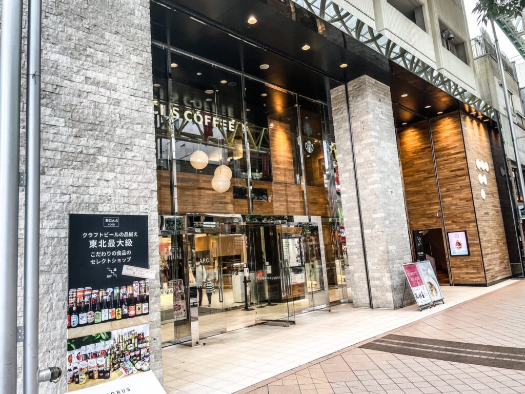 仙台のファッションビルであるフォーラス