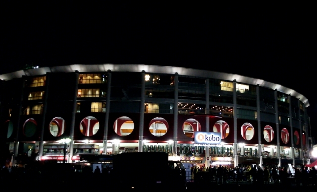 楽天球場のランニングコース