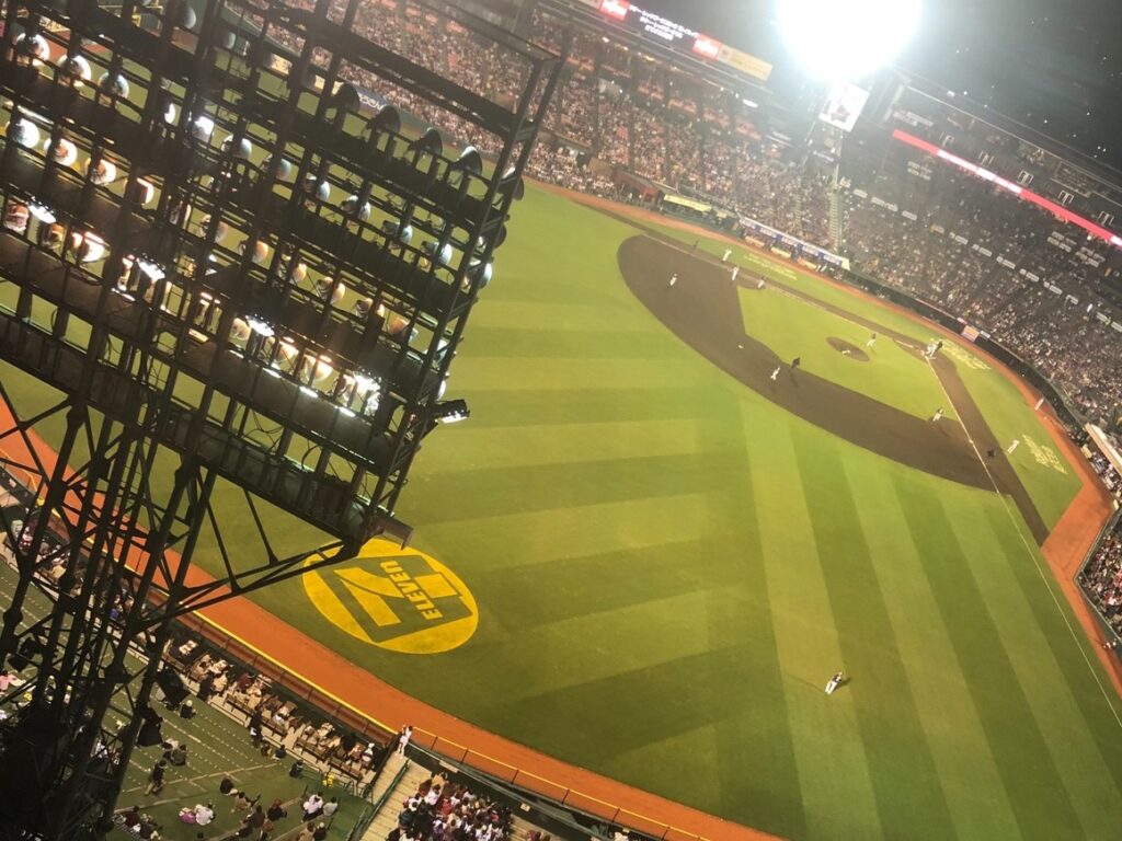 仙台にある楽天生命パークの観覧車