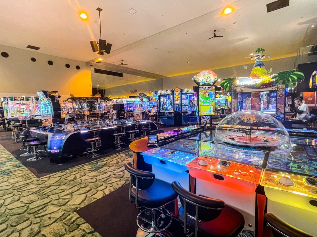 ラウンドワンのゲームセンター