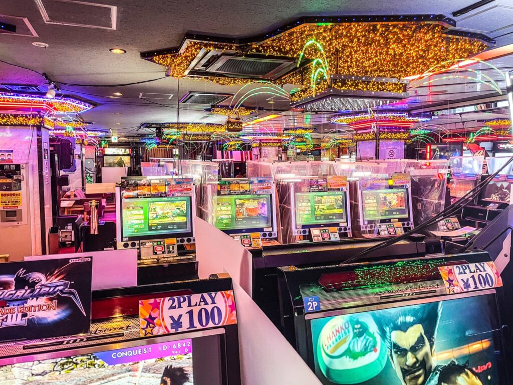 ゲームコーナー東部のゲームセンター