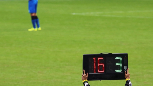 サッカーの選手交代