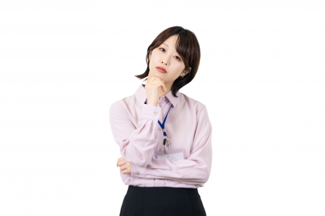 考えている女性